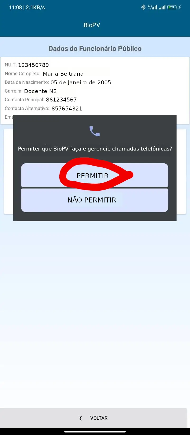 Conseder permissoes.