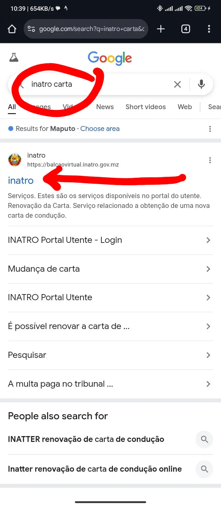 Google Atendimento Inatro